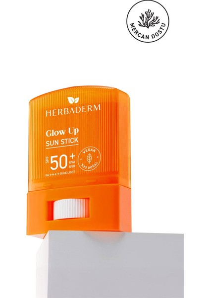 Glow Up, Tüm Ciltler Için Aydınlık 50+ Spf Stick Güneş Koruyucu 19 gr