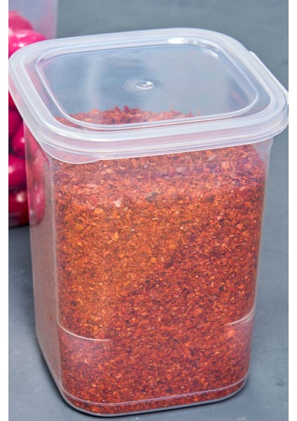 12 Parça Şeffaf Kapaklı Saklama Kabı Seti, 1,15 Lt, Beyaz, Plastik, 6 Parça indirimleri