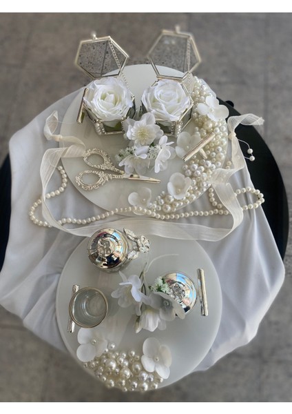 Söz Tepsisi Nişan Tepsisi Incili Epoksi Tepsi Damat Fincan Seti fiyatları