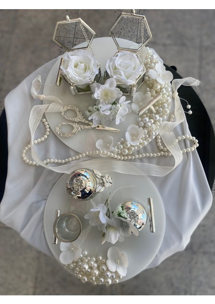 Söz Tepsisi Nişan Tepsisi Incili Epoksi Tepsi Damat Fincan Seti fırsatları