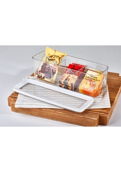 Şeffaf dikdörtgen derin saklama kabı, 2x2500 ml, pratik ve kullanışlı depolama çözümü fiyatları