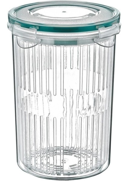 Şeffaf Süzgeçli Derin Saklama Kabı 1,5L, Zeytinlik ve Turşuluk için mükemmel fiyatları