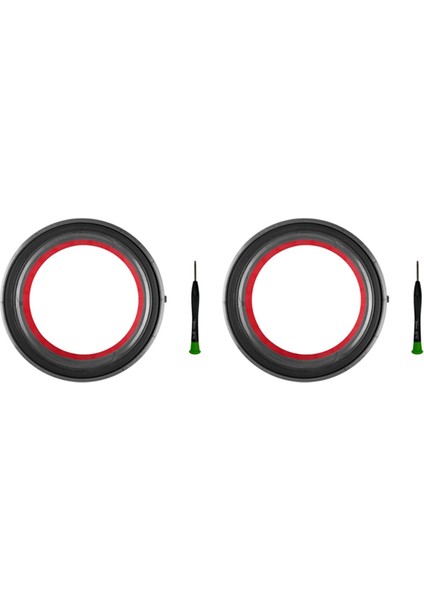 V12 Slim Elektrikli Süpürge Toz Haznesi Üst Sabit Sızdırmazlık Halkası Yedek Kova Filtre Çöp Kutusu Için 2x (Yurt Dışından)