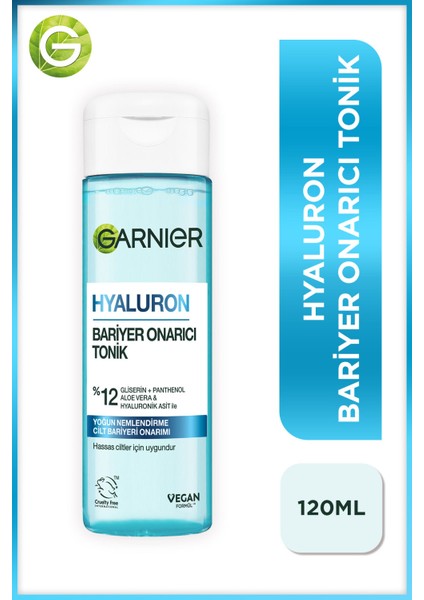 Hyaluron Bariyer Onarıcı Tonik 120ML (Gliserin, Panthenol, Aloe Vera & Hyaluronik)
