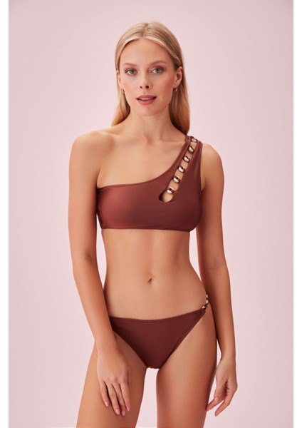 Maya Tek Omuz Aksesuarlı Bralet Bikini Üst fiyatları