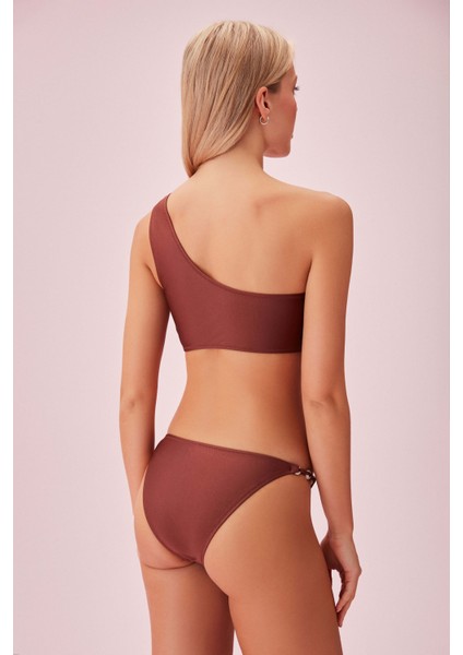 Maya Tek Omuz Aksesuarlı Bralet Bikini Üst fırsatları