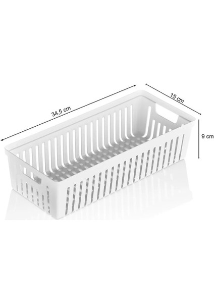 4'lü Antrasit Set Modüler Kaşıklık ve Kepçelik Çekmece Içi Düzenleyici Mutfak Organizer