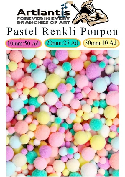 Pastel Renkli Şönil Ponpon Oynar Göz Seti 1 Pkt Karışık Pastel Renkler Tüylü Peluş Tel Ponpon Elişi Hobi Okulöncesi Kreş