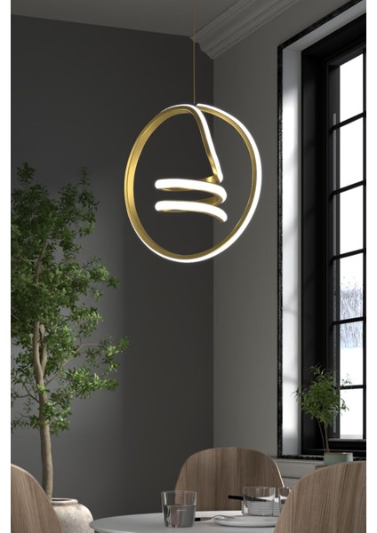 Venita Eskitme Tekli Sarkıt LED Beyaz Işık Ultra Ledli Salon Mutfak Oda Hol Ledli Avize