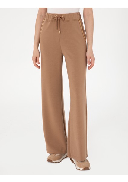 Kadın Kahverengi Flare Fit Eşofman Altı 50301423-VR029 fiyatları