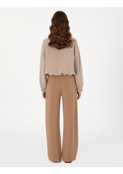 Kadın Kahverengi Flare Fit Eşofman Altı 50301423-VR029 fırsatları