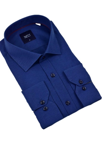 Erkek Klasik Petek Doku Uzun Kol Gömlek 3718 BGL-ST04397 fiyatları