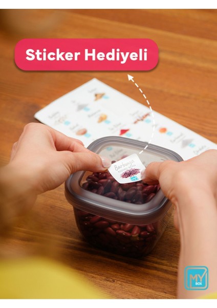 12'li gri kare saklama kabı seti, sızdırmaz kapaklı, 550 ml, dayanıklı plastik, şık tasarım modelleri