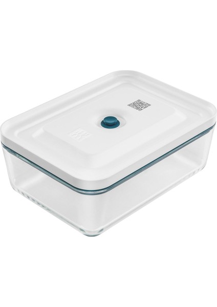 Akdeniz Mavisi Vakumlu Cam Buzdolabı Saklama Kabı, 2-2,99 L