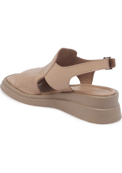 Vizon Deri Kadın Sandalet - K24Y1SN67129-N2P