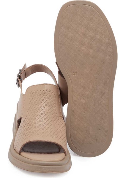 Vizon Deri Kadın Sandalet - K24Y1SN67129-N2P
