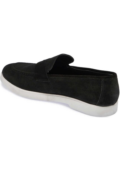 Siyah Hakiki Süet Deri Erkek Loafer - E24I1AY56784-A01 fiyatları