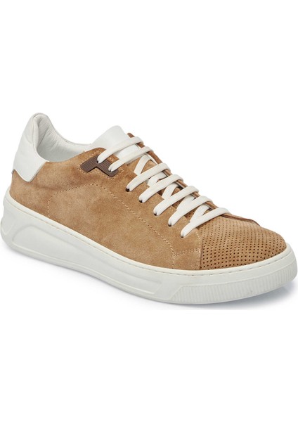 Taba Hakiki Süet Deri Erkek Sneaker - E24I1AY56751-K59
