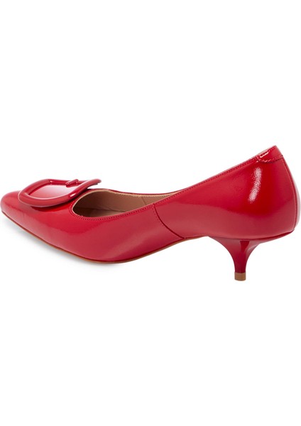 Kırmızı Hakiki Rugan Deri Kadın Stiletto - K24I1AY67466-D02 fiyatları