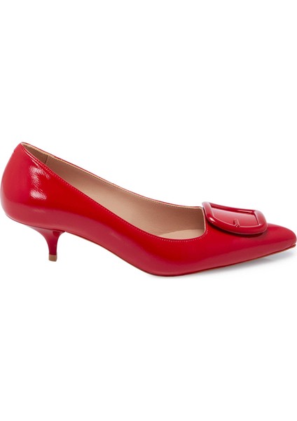 Kırmızı Hakiki Rugan Deri Kadın Stiletto - K24I1AY67466-D02 modelleri