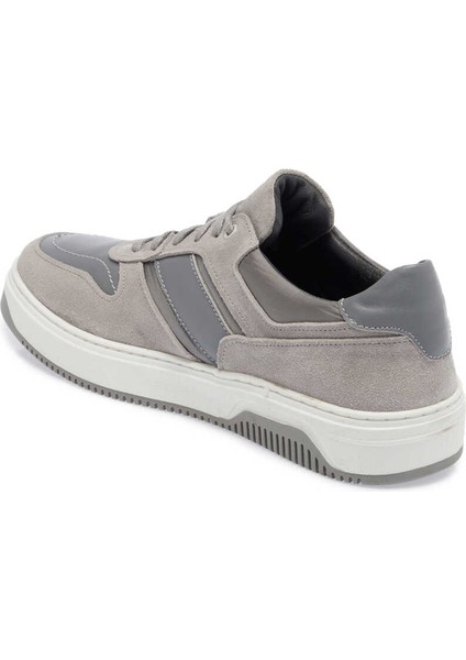Gri Deri-Tekstil Erkek Sneaker - E24I1AY56901-Q9I fiyatları