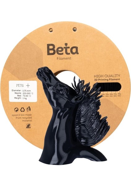 Petg+ Filament Black