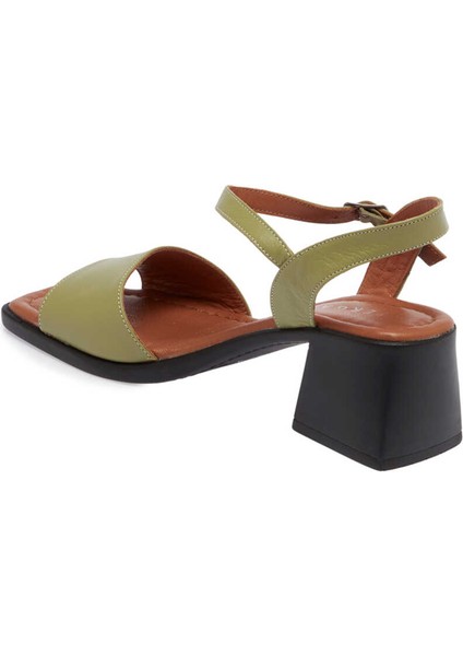 Mavi Deri Kadın Sandalet - K24Y1SN67240-S1M Mavi