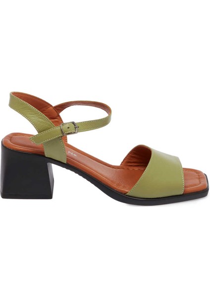 Mavi Deri Kadın Sandalet - K24Y1SN67240-S1M Mavi