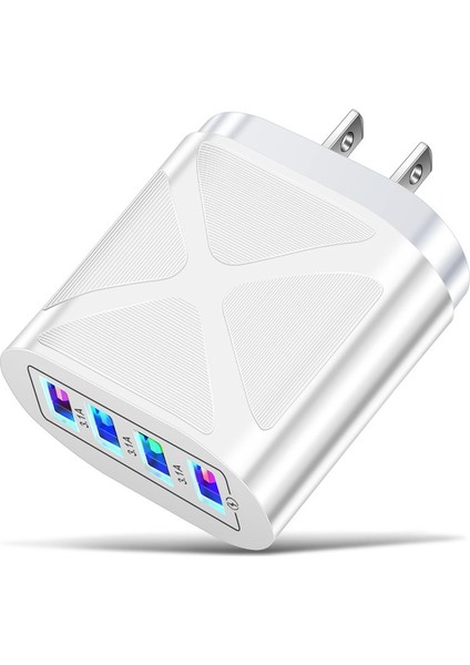 USB Şarj Cihazı 3.1A 4 Bağlantı Noktalı Hızlı Şarj Evrensel Duvar Cep Telefonu Şarj Cihazları (Yurt Dışından) fiyatları