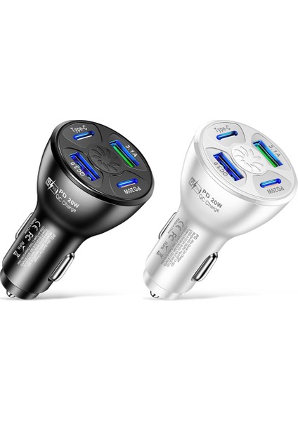 Port USB Tip-C Pd 20W Araç Şarj Cihazı Cep Telefonu Için Otomatik Hızlı Şarj Evrensel Araç Iç Elektronik Aksesuarları (Yurt Dışından)