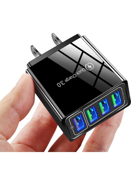 36W Qc3.0+3usb Hızlı Şarj Cihazı Hızlı Şarj Adaptörü USB Tipi C Şarj Kafası Cep Telefonu Izle Pad Akıllı Cihaz (Yurt Dışından) fiyatları
