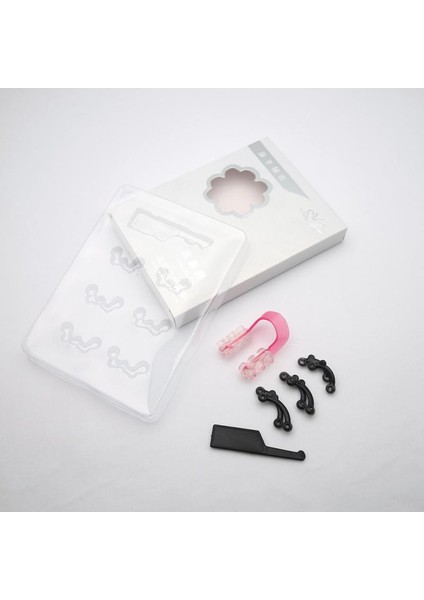 Moda Burun Şekillendirme Şekillendirici Kaldırma Köprüsü Doğrultma Güzellik Burun Klipsi 3D Görünmez Burun Yastıkları Burun Desteği Güzellik TOOL01 Pembe Kutu (01 Pembe Kutu) (Yurt Dışından) modelleri