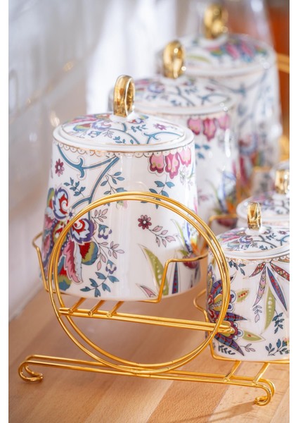 Şık 7'li Porselen Baharat Takımı, kullanışlı mutfak aksesuarı fiyatları