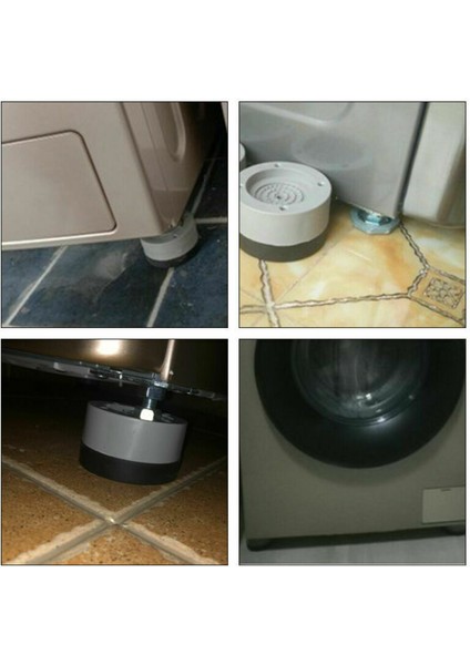 Flyeer 2020 4 Adet Anti Titreşim Ayak Pedleri Çamaşır Makinesi Kauçuk Paspas Anti-Titreşim Ped Kurutma Makinesi Evrensel Sabit Kaymaz Ped (Yurt Dışından) indirimleri