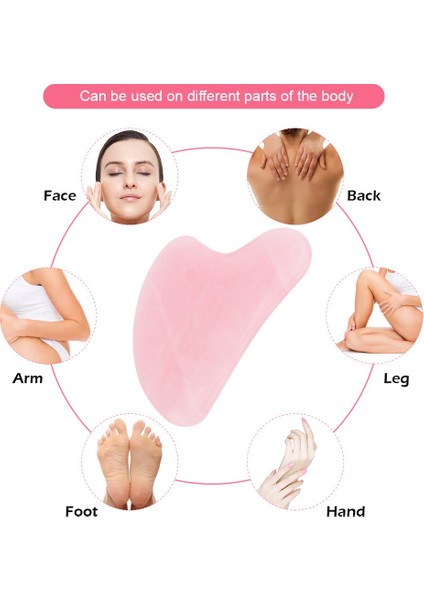 Doğal Yeşim Gua Sha Kazıma Tahtası Gül Kuvars Gua Sha Masaj Plakası Yeşim Yüz Masajı Kazıyıcı Aletler Yüz Boyun Geri Vücut (Yurt Dışından) fırsatları
