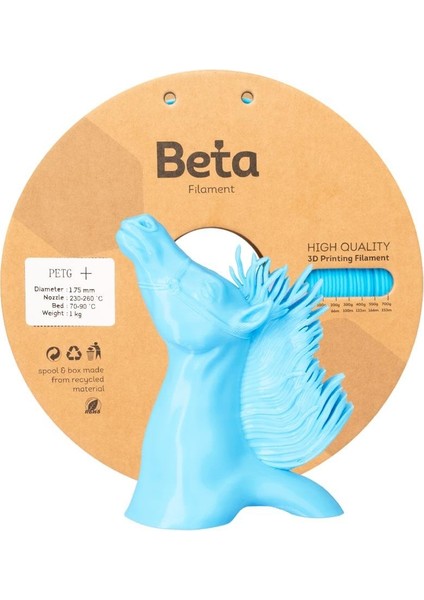 Petg+ Filament Light Blue