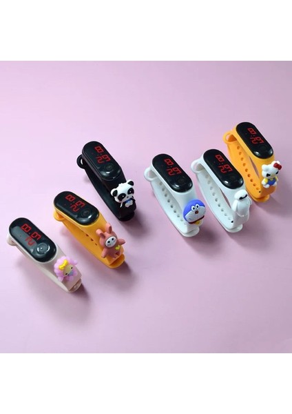 Dijital Dokunmatik LED Ekran Su Geçirmez Figürlü Çocuk Kol Saati Bileklik 2023 indirimleri