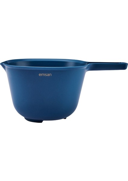 Lacivert 3'lü Süzgeçli Karıştırma Kabı Seti, dayanıklı ve şık tasarım, 3 parça, bej ve krem renk modelleri