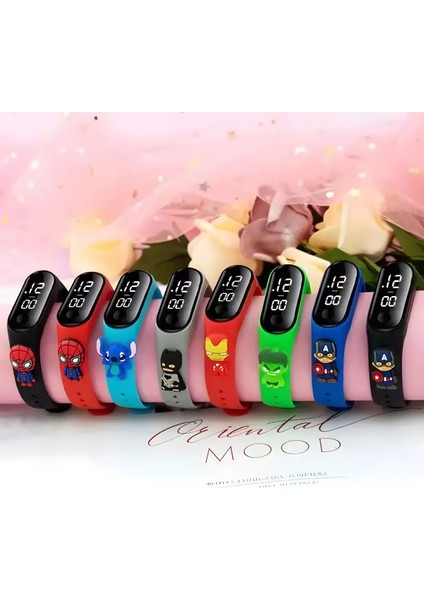 Dijital Dokunmatik LED Ekran Su Geçirmez Figürlü Çocuk Kol Saati Bileklik 2023 fiyatları
