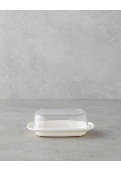 Şık ve dayanıklı krem saklama kabı, 2'li set, 17,4x12,5x6 cm, bej renk
