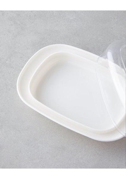 Şık ve dayanıklı krem saklama kabı, 2'li set, 17,4x12,5x6 cm, bej renk modelleri