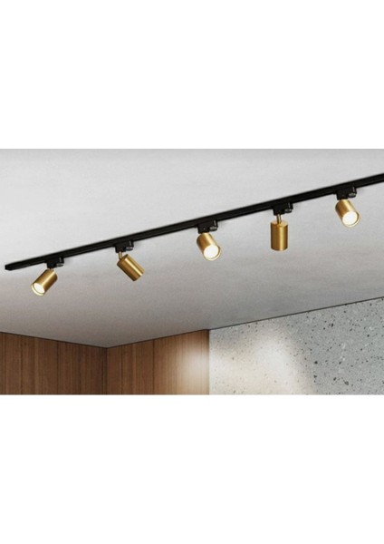 Mylights Ray Spot Eskitme 5li LED Spot 2 mt Ray Üzerinde Gün Işığı Ledli