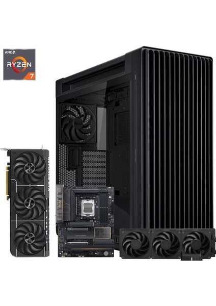 Proart Amd Ryzen 7 9800X3D 96 Ram 2tb M.2 SSD 8tb HDD Prıme RTX5080 Oc 16GB Masaüstü Bilgisayar