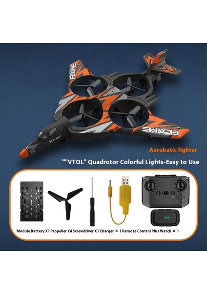 Uzaktan Kumandalı Uçak Çocuk Avcı Planörü Köpük Oyuncaklar 6-12 Yaş (Yurt Dışından)