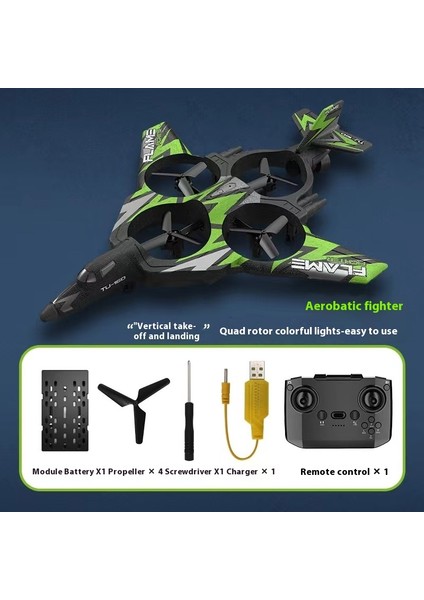 Uzaktan Kumandalı Uçak Çocuk Avcı Planörü Köpük Oyuncaklar 6-12 Yaş (Yurt Dışından)