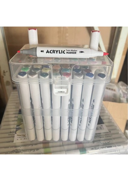 Akrilik Işaretleyici Anti Suluboya Fırçası Sanat Doodle Fırçası (Yurt Dışından)