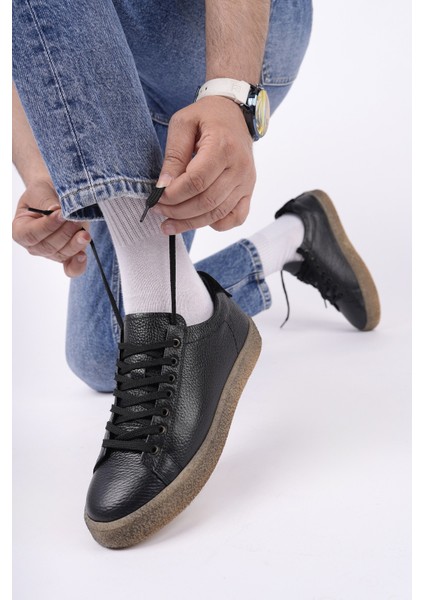 Thomas Bağcıklı Deri Erkek Günlük Sneaker Spor Ayakkabı