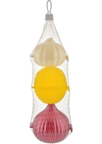 Pratik Saklama Kabı, Sarımsak, Soğan ve Limon için Şık ve Kullanışlı, 3'lü set