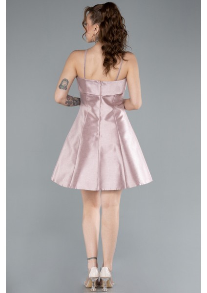 Askılı Mini Gece Elbisesi ABK2276