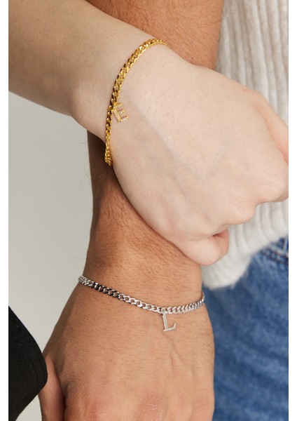 Harf Zinciri Çift Bileklik modelleri